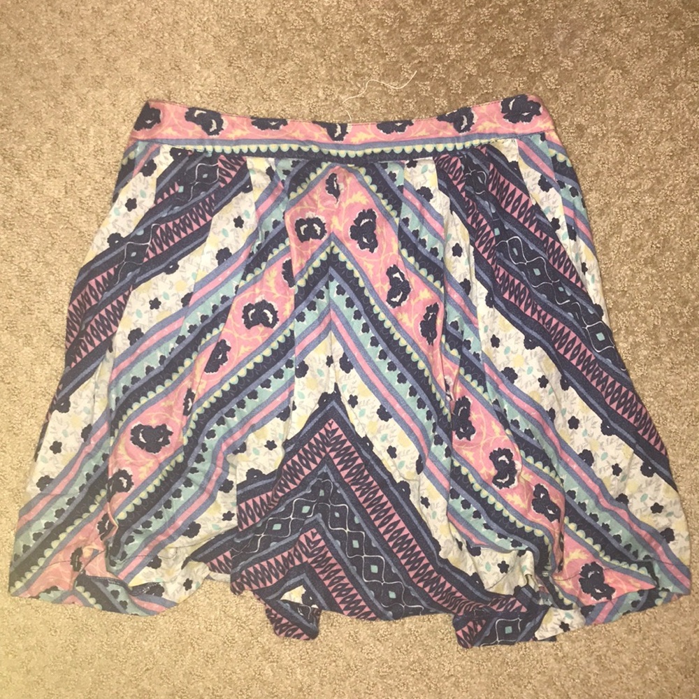Free People Cotton Pleated Skirt